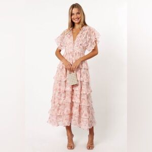 Daphne Ruffle Dress - Maxi Length - Petal and Pup